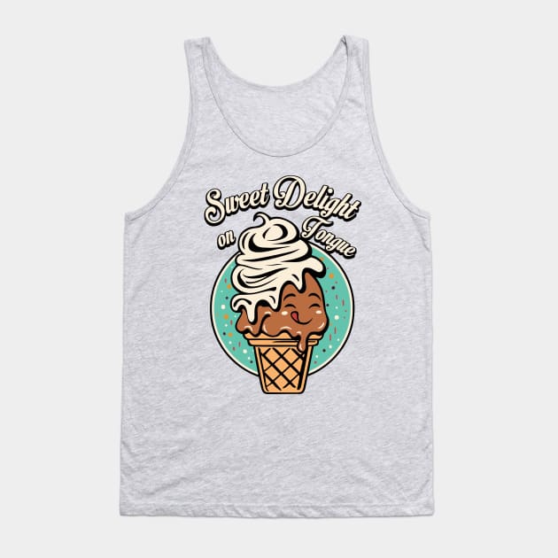 Sweet Delight on Tongue Tank Top by SimplyIdeas